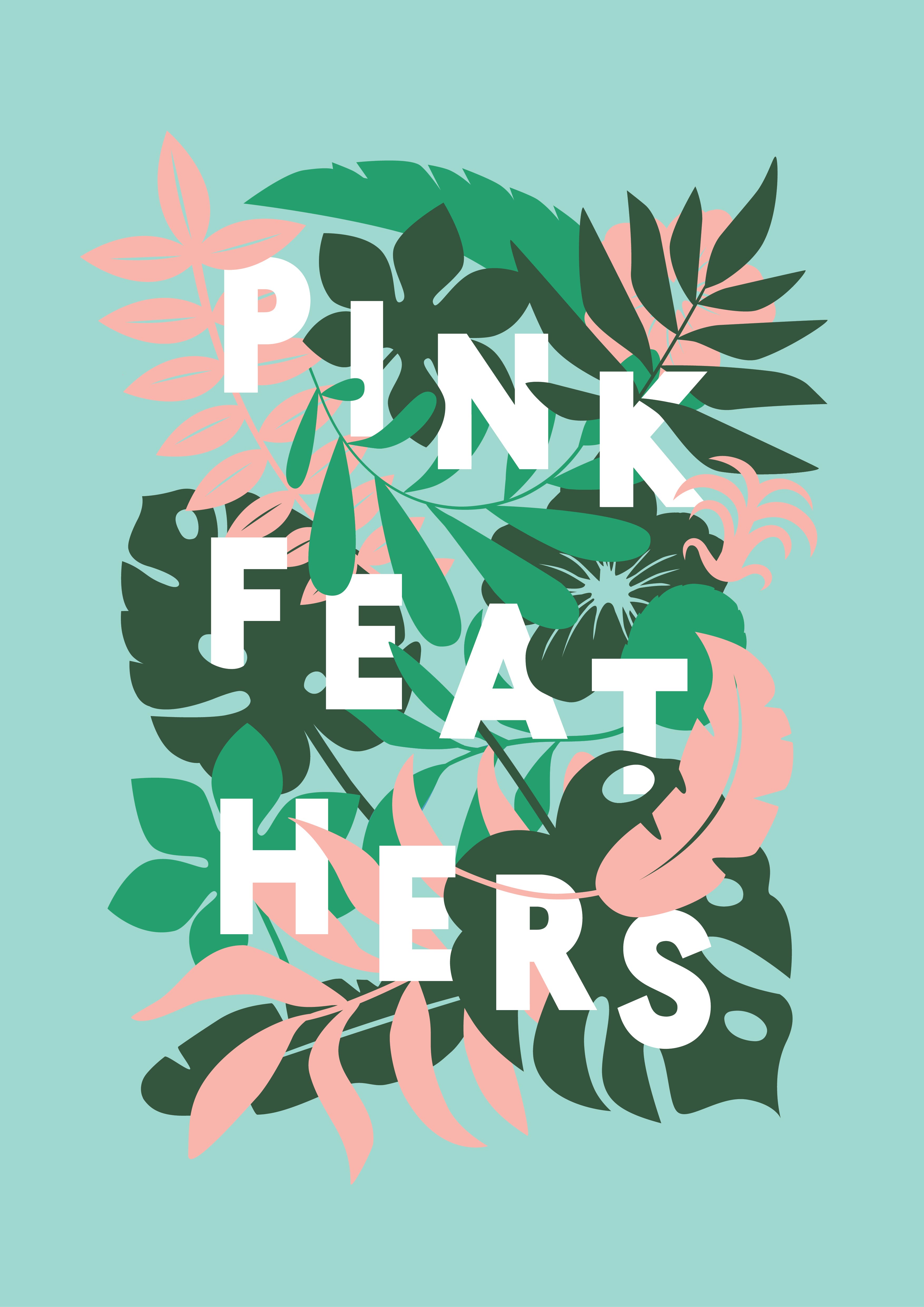 Pink Feathers apparel