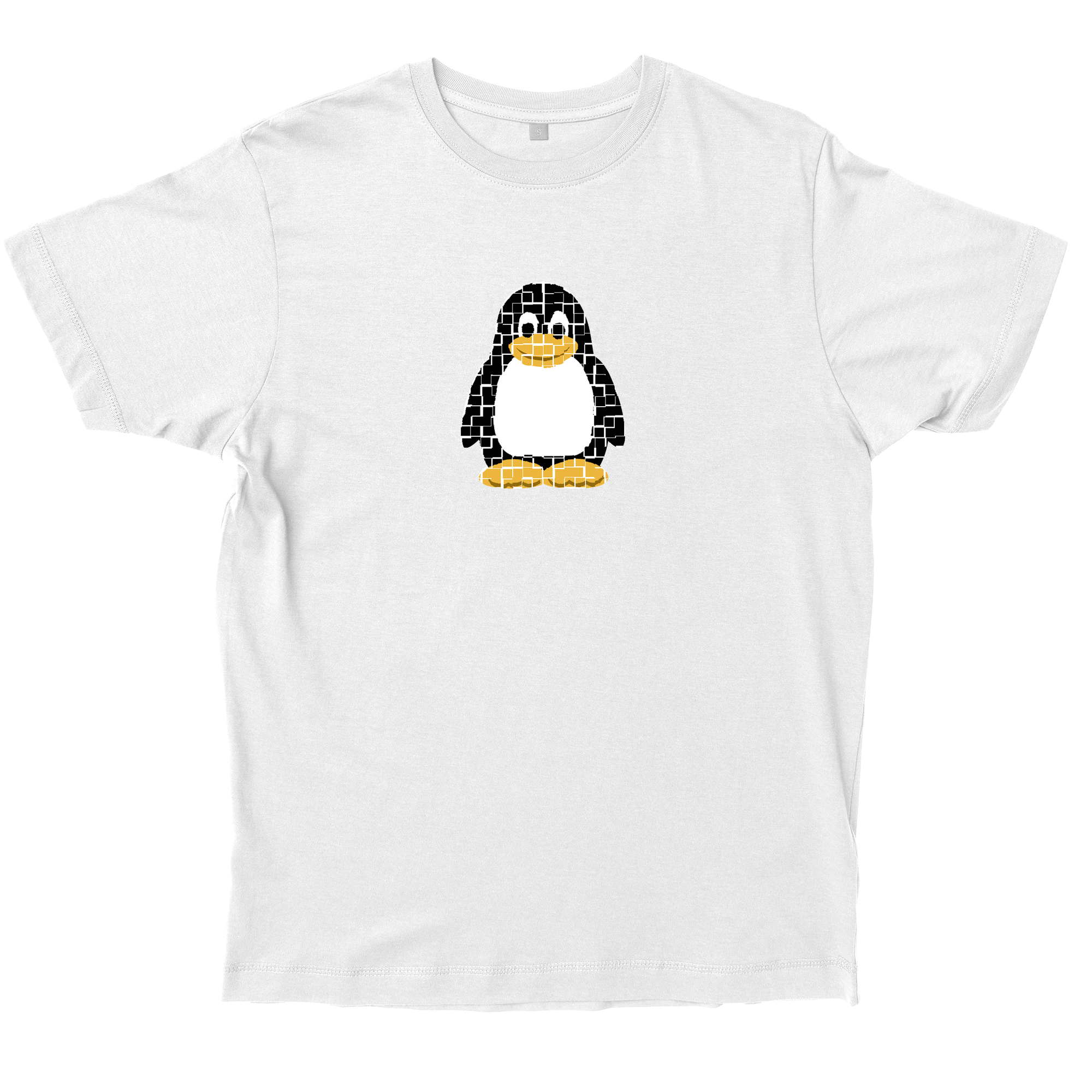【OPENING PROJECT】 Our White Penguin T Shirt - Black Penguin Shirt Mens size Small Black Penguin Logo Short