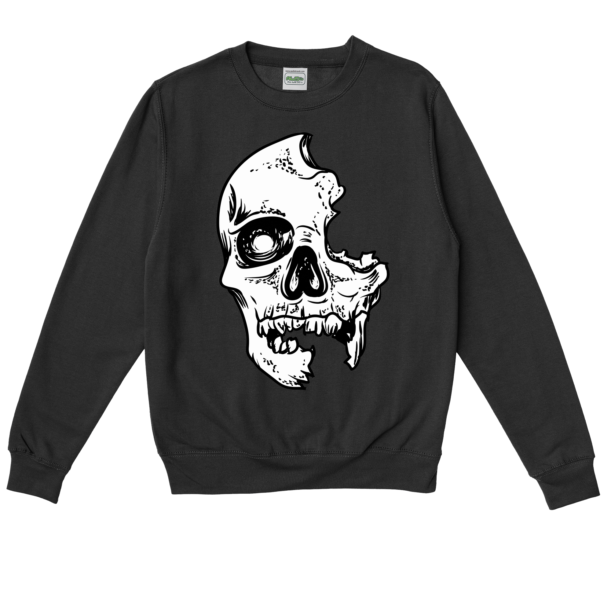 トップス skull graphics long cutsew Men's Skulls Spikes and Chains Long Sleeve T-shirt