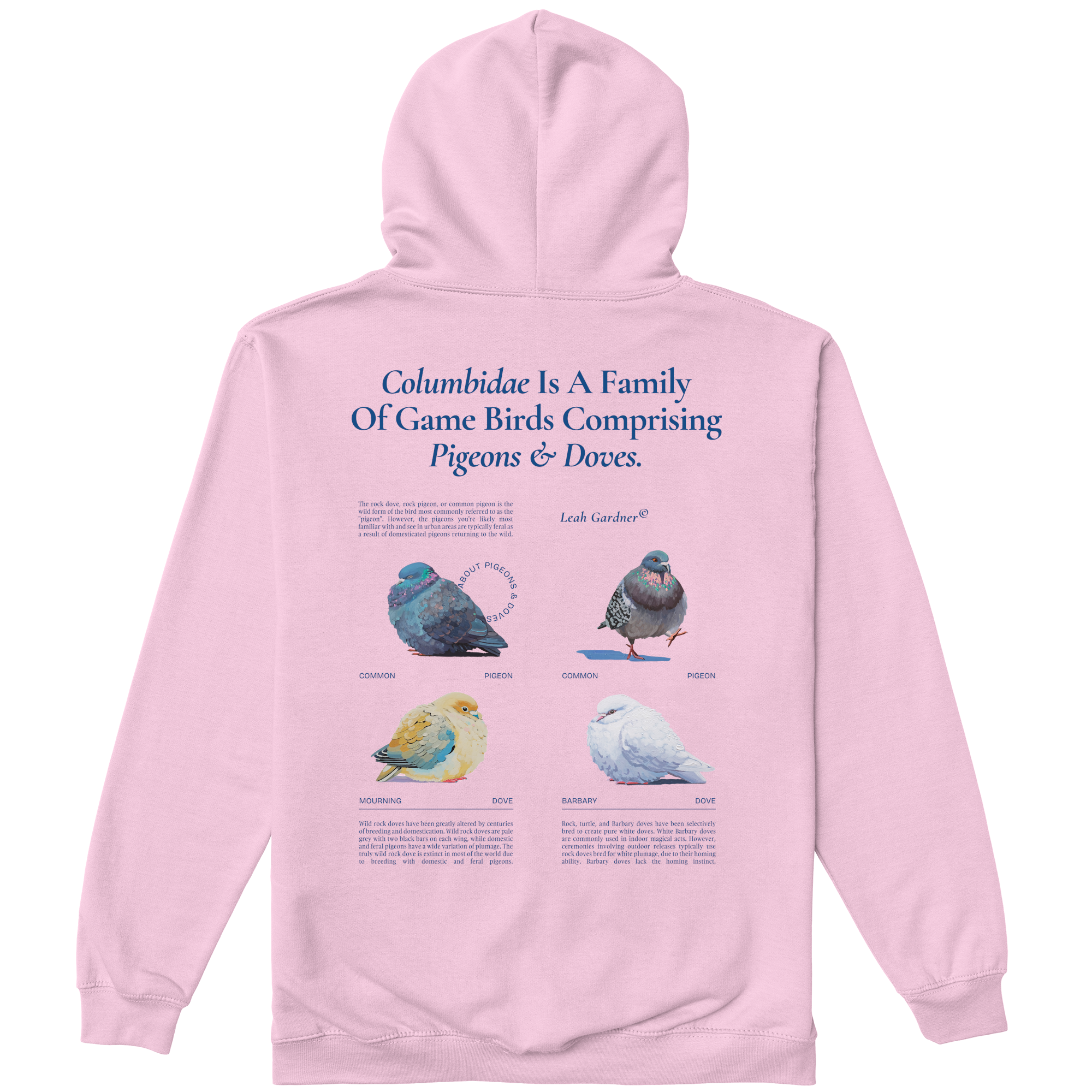 トップス YUGAMI SLEEVE PARKA Pigeon print Pigeons & Doves | Everpress