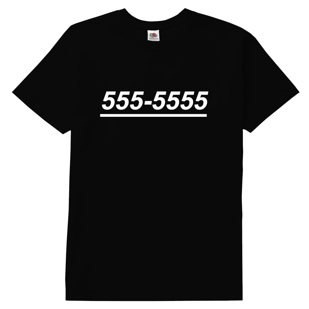 555-5555 Classic (Black/Noir) | Everpress